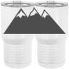 20 oz. Tall Stainless Steel Vacuum Insulated Tumbler White Thumbnail