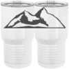 20 oz. Tall Stainless Steel Vacuum Insulated Tumbler White Thumbnail