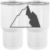 20 oz. Tall Stainless Steel Vacuum Insulated Tumbler White Thumbnail