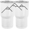 20 oz. Tall Stainless Steel Vacuum Insulated Tumbler White Thumbnail