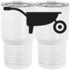 20 oz. Tall Stainless Steel Vacuum Insulated Tumbler White Thumbnail
