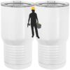 20 oz. Tall Stainless Steel Vacuum Insulated Tumbler White Thumbnail