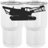 20 oz. Tall Stainless Steel Vacuum Insulated Tumbler White Thumbnail