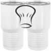 20 oz. Tall Stainless Steel Vacuum Insulated Tumbler White Thumbnail