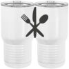 20 oz. Tall Stainless Steel Vacuum Insulated Tumbler White Thumbnail
