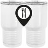 20 oz. Tall Stainless Steel Vacuum Insulated Tumbler White Thumbnail