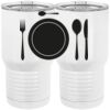 20 oz. Tall Stainless Steel Vacuum Insulated Tumbler White Thumbnail