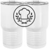 20 oz. Tall Stainless Steel Vacuum Insulated Tumbler White Thumbnail