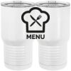 20 oz. Tall Stainless Steel Vacuum Insulated Tumbler White Thumbnail