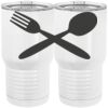 20 oz. Tall Stainless Steel Vacuum Insulated Tumbler White Thumbnail