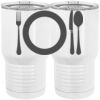 20 oz. Tall Stainless Steel Vacuum Insulated Tumbler White Thumbnail