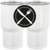 20 oz. Tall Stainless Steel Vacuum Insulated Tumbler White Thumbnail