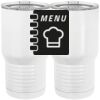 20 oz. Tall Stainless Steel Vacuum Insulated Tumbler White Thumbnail