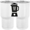 20 oz. Tall Stainless Steel Vacuum Insulated Tumbler White Thumbnail