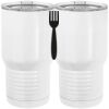 20 oz. Tall Stainless Steel Vacuum Insulated Tumbler White Thumbnail