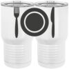 20 oz. Tall Stainless Steel Vacuum Insulated Tumbler White Thumbnail