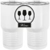 20 oz. Tall Stainless Steel Vacuum Insulated Tumbler White Thumbnail