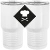 20 oz. Tall Stainless Steel Vacuum Insulated Tumbler White Thumbnail
