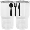 20 oz. Tall Stainless Steel Vacuum Insulated Tumbler White Thumbnail