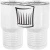 20 oz. Tall Stainless Steel Vacuum Insulated Tumbler White Thumbnail