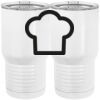 20 oz. Tall Stainless Steel Vacuum Insulated Tumbler White Thumbnail