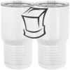 20 oz. Tall Stainless Steel Vacuum Insulated Tumbler White Thumbnail