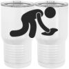 20 oz. Tall Stainless Steel Vacuum Insulated Tumbler White Thumbnail
