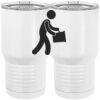 20 oz. Tall Stainless Steel Vacuum Insulated Tumbler White Thumbnail