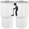 20 oz. Tall Stainless Steel Vacuum Insulated Tumbler White Thumbnail