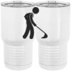 20 oz. Tall Stainless Steel Vacuum Insulated Tumbler White Thumbnail