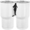 20 oz. Tall Stainless Steel Vacuum Insulated Tumbler White Thumbnail