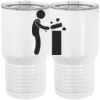 20 oz. Tall Stainless Steel Vacuum Insulated Tumbler White Thumbnail