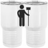 20 oz. Tall Stainless Steel Vacuum Insulated Tumbler White Thumbnail