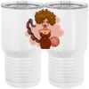 20 oz. Tall Stainless Steel Vacuum Insulated Tumbler White Thumbnail