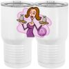20 oz. Tall Stainless Steel Vacuum Insulated Tumbler White Thumbnail