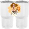 20 oz. Tall Stainless Steel Vacuum Insulated Tumbler White Thumbnail