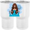 20 oz. Tall Stainless Steel Vacuum Insulated Tumbler White Thumbnail