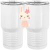 20 oz. Tall Stainless Steel Vacuum Insulated Tumbler White Thumbnail