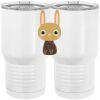 20 oz. Tall Stainless Steel Vacuum Insulated Tumbler White Thumbnail
