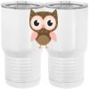 20 oz. Tall Stainless Steel Vacuum Insulated Tumbler White Thumbnail