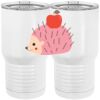 20 oz. Tall Stainless Steel Vacuum Insulated Tumbler White Thumbnail