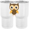 20 oz. Tall Stainless Steel Vacuum Insulated Tumbler White Thumbnail