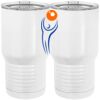 20 oz. Tall Stainless Steel Vacuum Insulated Tumbler White Thumbnail