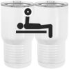 20 oz. Tall Stainless Steel Vacuum Insulated Tumbler White Thumbnail