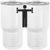 20 oz. Tall Stainless Steel Vacuum Insulated Tumbler White Thumbnail