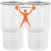 20 oz. Tall Stainless Steel Vacuum Insulated Tumbler White Thumbnail