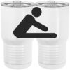 20 oz. Tall Stainless Steel Vacuum Insulated Tumbler White Thumbnail