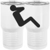 20 oz. Tall Stainless Steel Vacuum Insulated Tumbler White Thumbnail