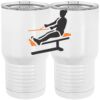 20 oz. Tall Stainless Steel Vacuum Insulated Tumbler White Thumbnail