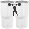 20 oz. Tall Stainless Steel Vacuum Insulated Tumbler White Thumbnail
